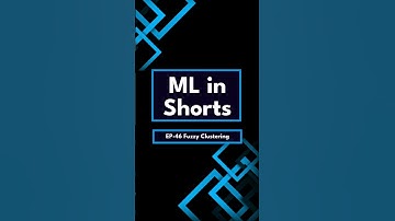ML in Shorts | EP-46: Fuzzy Clustering (Fuzzy C-Means)