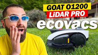 ECOVACS Goat O1200 LiDAR PRO rifila anche i bordi del tuo giardino