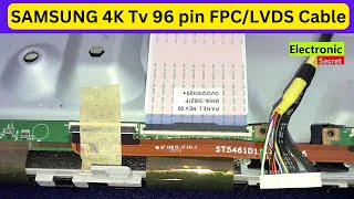 Samsung 4k Main Board Lvds FPC 96 Pin Connections
