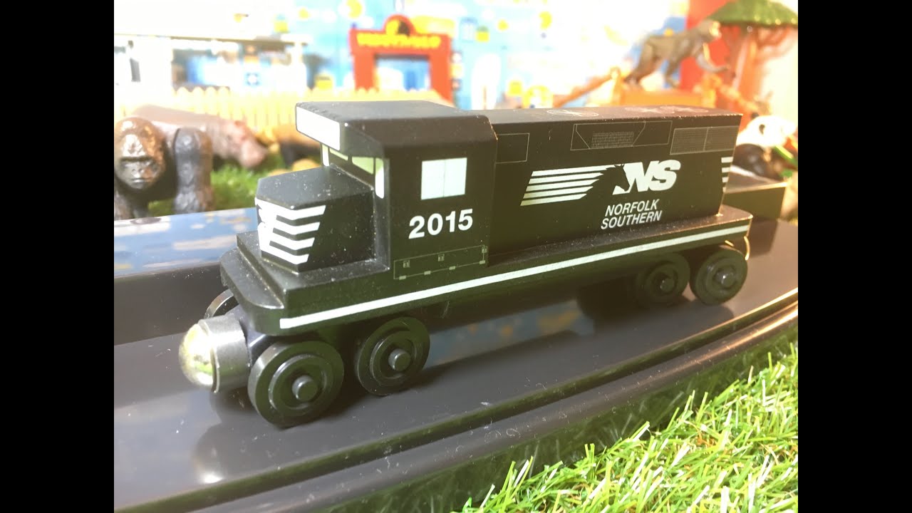 Whittle Shortline Wooden Locomotive Norfolk Southern Railway Youtube