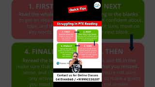 PTE Reading Tips 2026 | Fill in the Blanks Strategy | Score High Easily 🚀 #pte90
