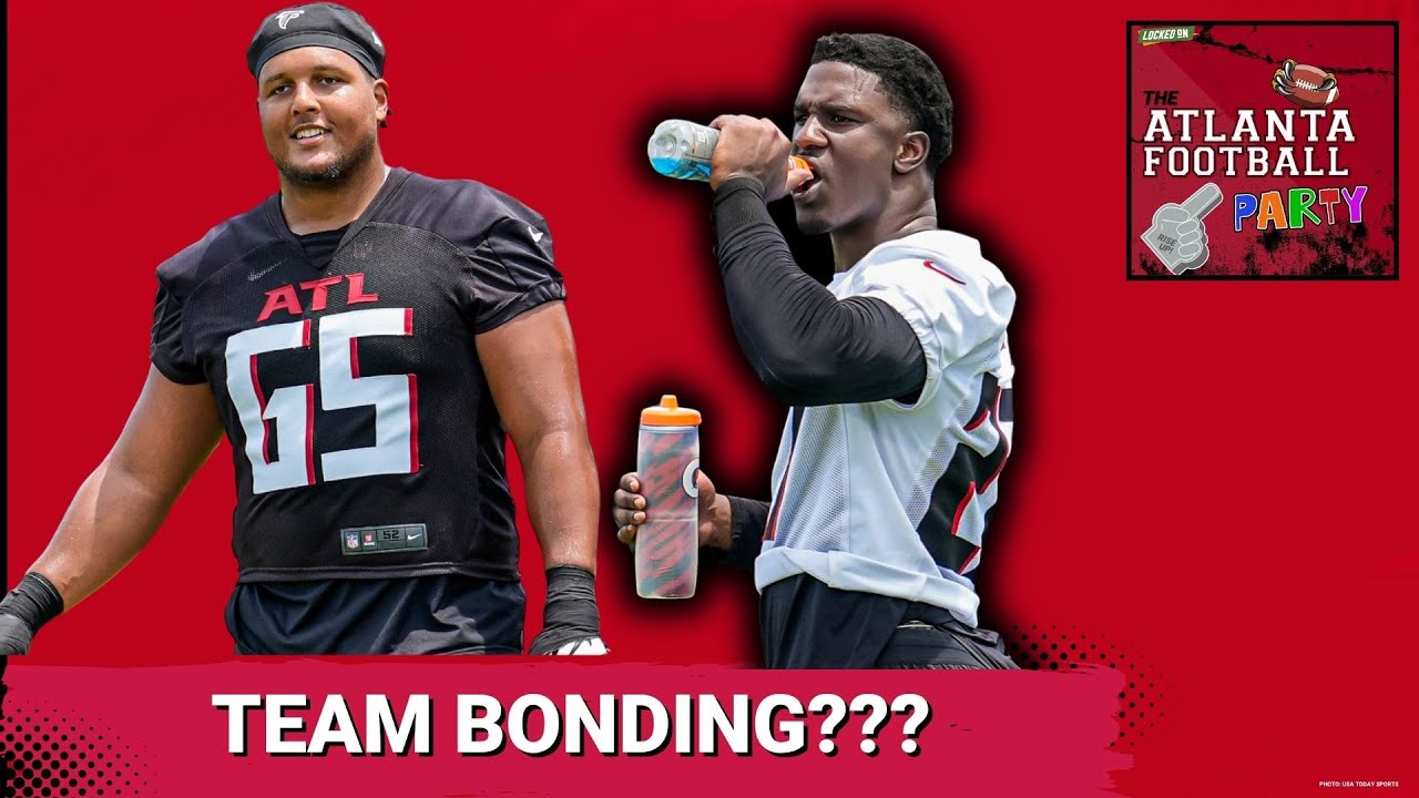 James Pearce Jr. and Ryan Neuzil take part in team BONDING experience for the Atlanta Falcons