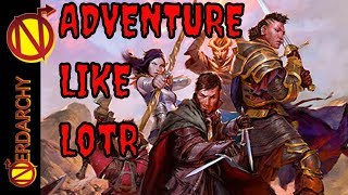D&D Adventuring Party Lord of the Rings Style with the SAME Background, Class, or Race
