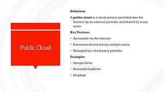 CIE A-Level Computer Science (Syllabus 9618)- Cloud Storage