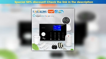 Hands-on Wifi GSM Alarm System 433MHz Home Burglar Security Alarm Wireless Wired Detector RFID Touc