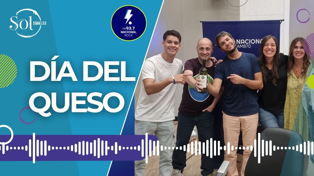 Quesos y vinos en Radio Nacional 🎙️