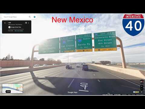 Interstate 40 - New Mexico westbound