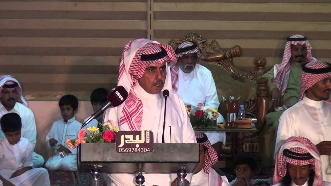 رشيد الحويطي وسلطان الهاجري محاورة حفل ضباء 1437/1/2هـ - تصوير البدر