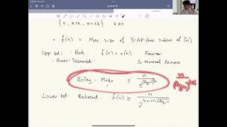 24.11.28, Hong Liu, Extremal Combinatorics: Lecture 18 Wealth