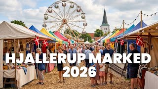 🇩🇰 HJALLERUP MARKED 2026 | Denmark’s Biggest Traditional Market Fair | Walking Tour 4K