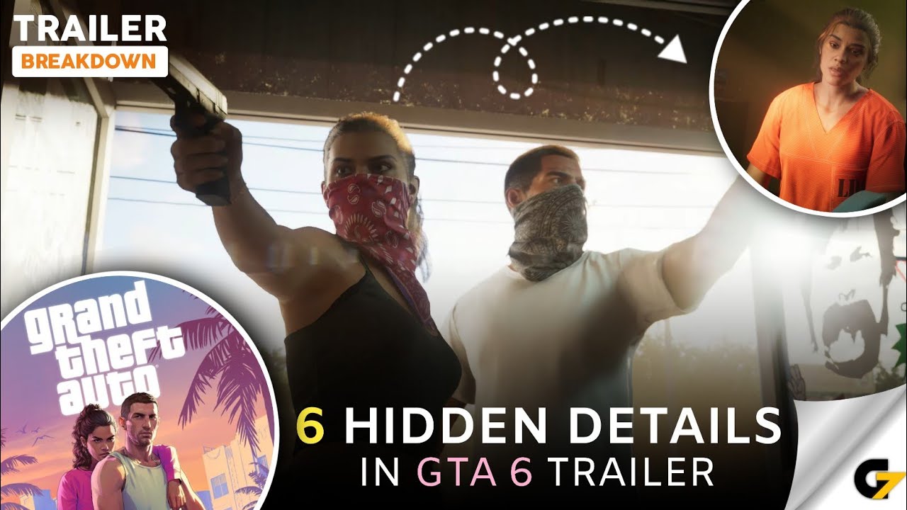 I found 6 Hidden Details in GTA VI Trailer | GTA VI Trailer Breakdown in Hindi