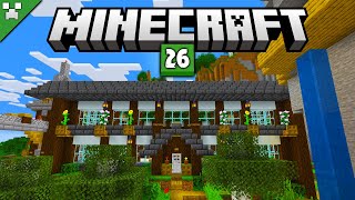 Let's Build a HUGE LIBRARY! | Python's World (Minecraft Survival Let's Play) Wealth