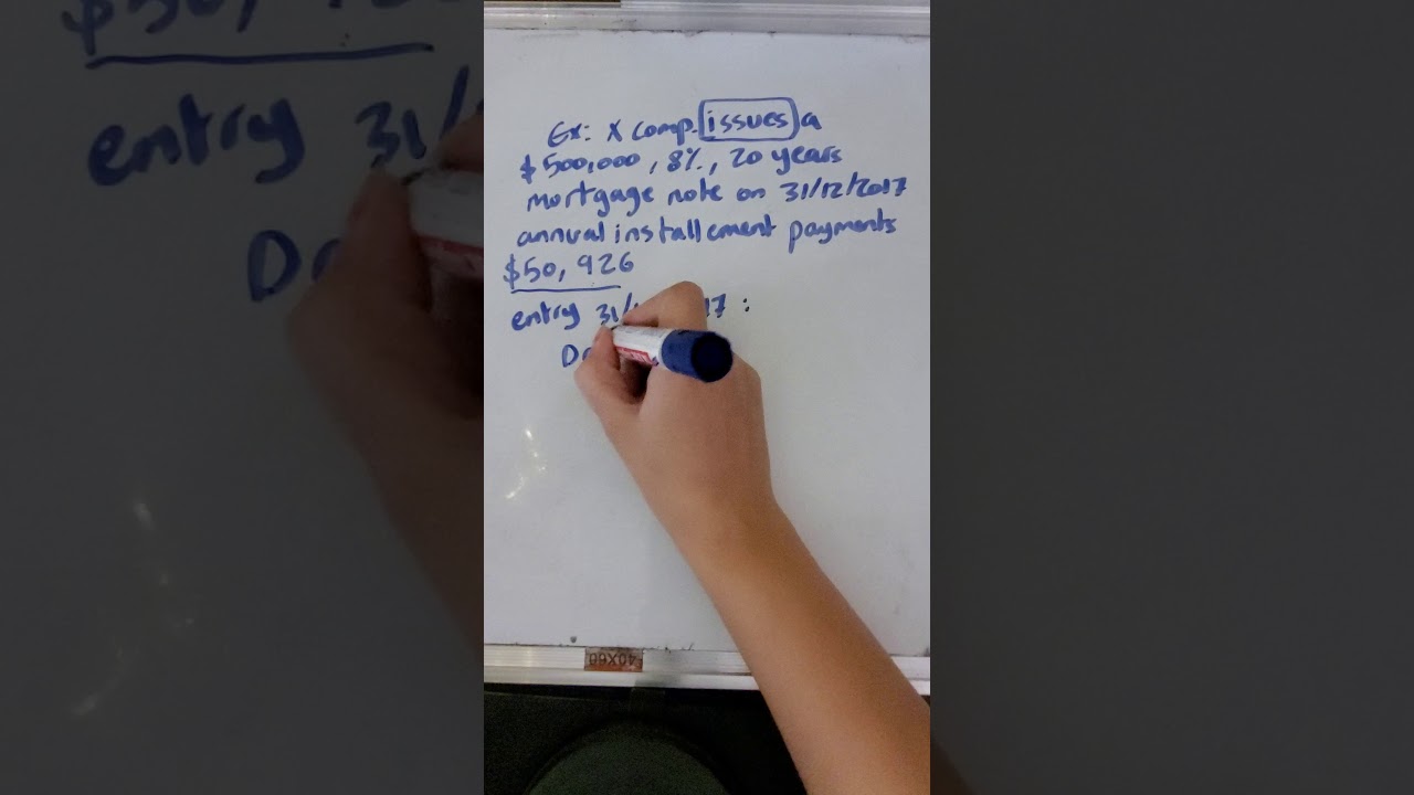 mortgage note payable