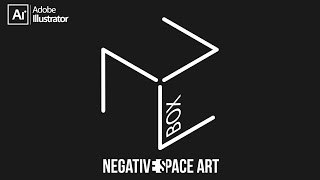 Design Negative Space Logo in Illustrator (Speedart )