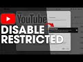 How To Disable YouTube Restricted Mode on Mobile / Phone (Easy)