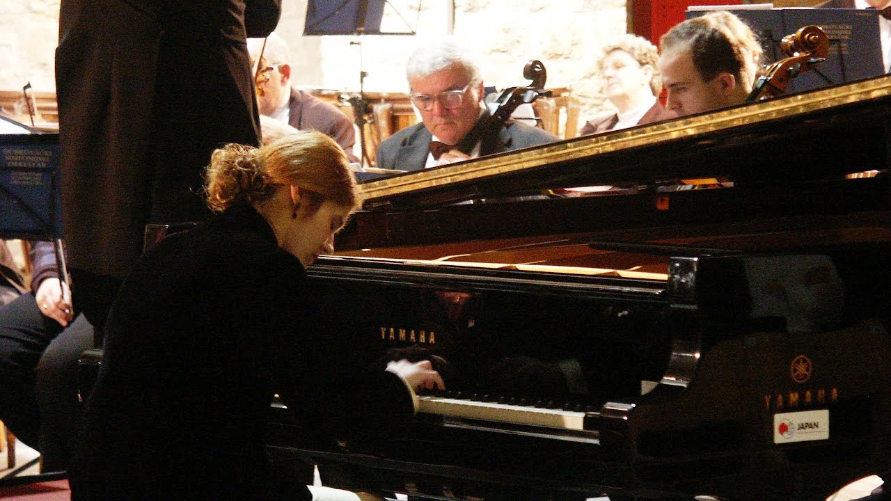 Ivana Marija Vidovic plays Bach Concerto BWV 1066 YouTube