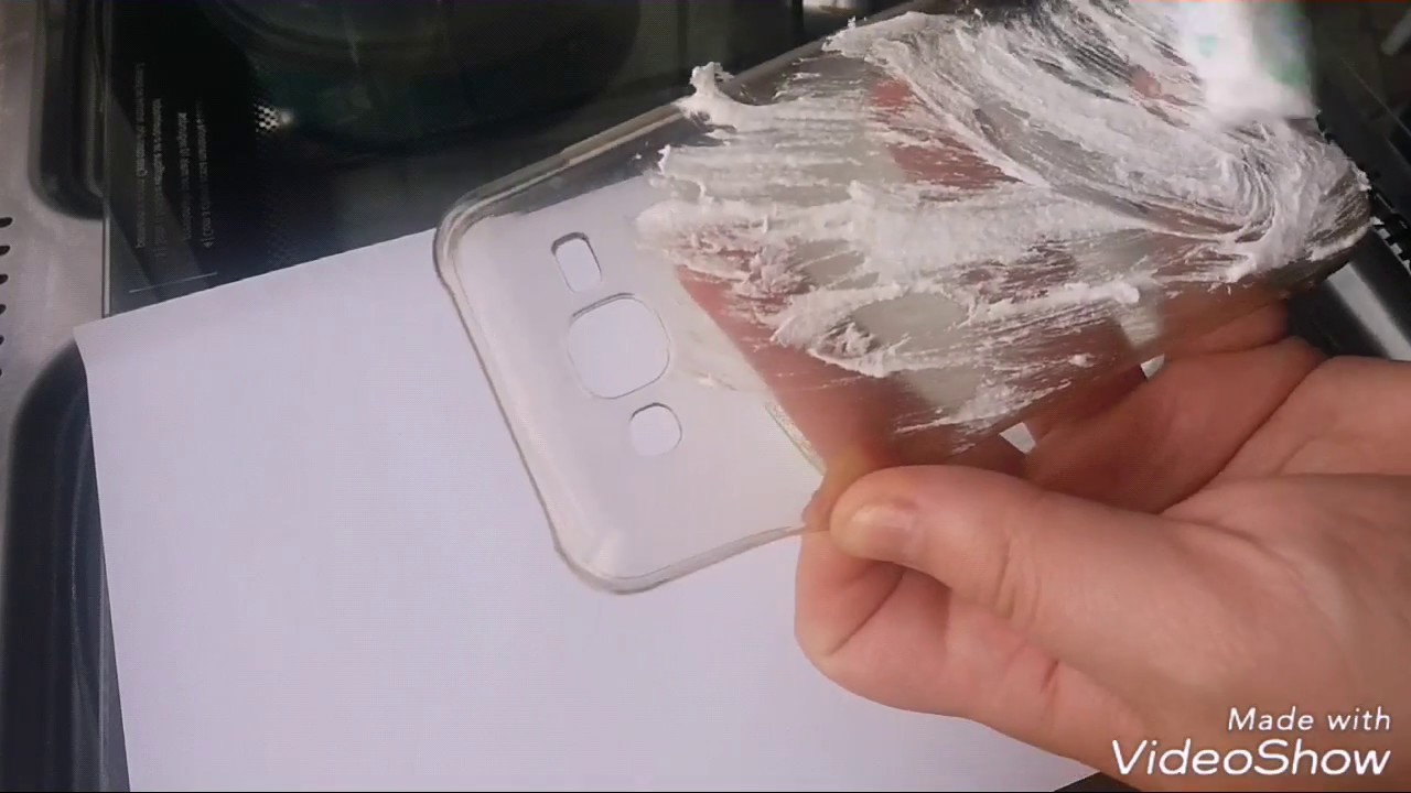 Como clarear uma capinha amarelada - bicarbonato de sódio e pasta - YouTube