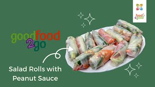 Cooking with Good Food 2 Go - Salad Rolls with Peanut Sauce screenshot 4