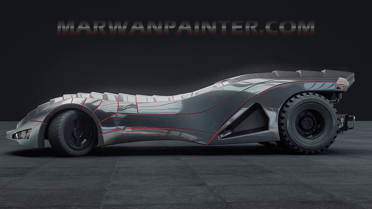 Blender: Create and rig realistic Batmobile from A to Z ( course overview )