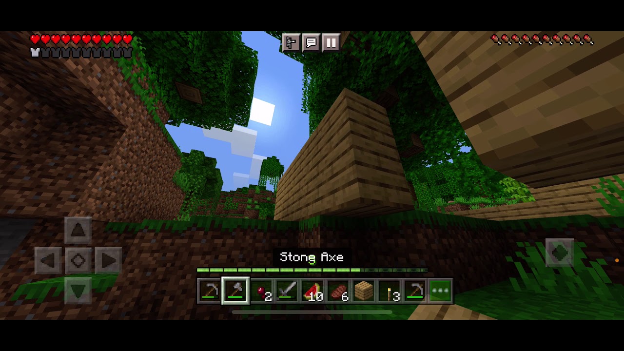 Starting to build a house (Minecraft) YouTube