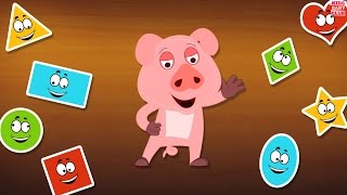 Shapes Song | Learn Shapes | Nursery Rhyme Video