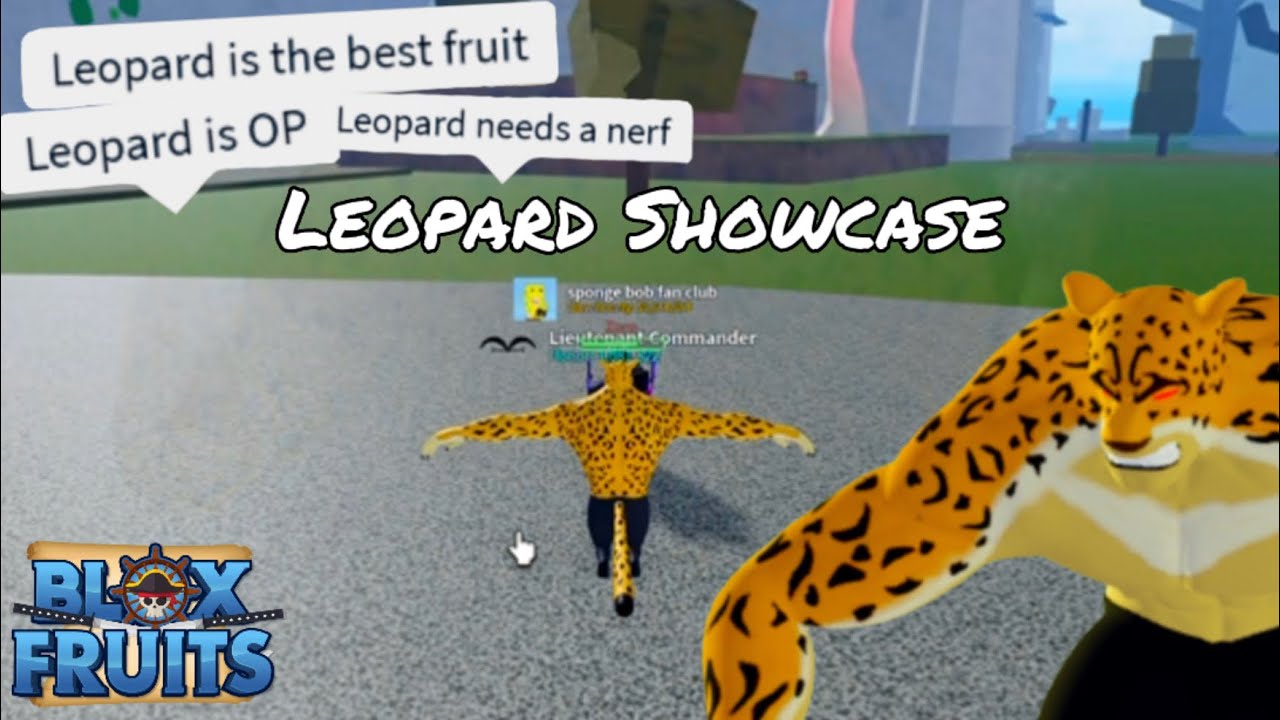 LEOPARD FRUIT Showcase In Blox Fruits (Roblox) 