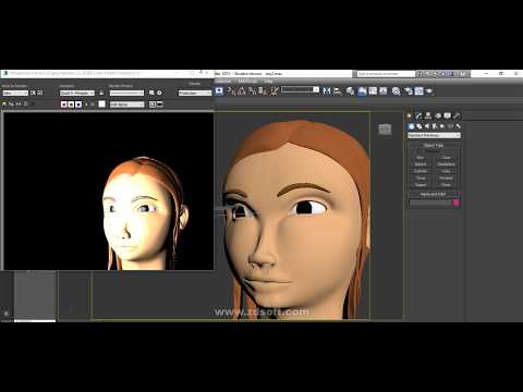 Autodesk 3ds max character creation rendering tutorial