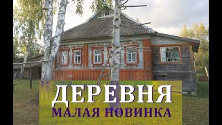 Старинная русская деревня в глуши/ Ярославская область/ Резные дома