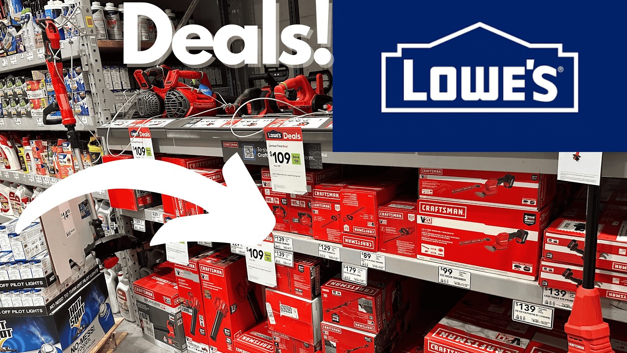 Лучшие предложения на инструменты от Lowe's, которые вы не захотите пропустить!