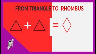 How To Draw Rhombus Parallelogram Shape From Triangle Using Inkscape
