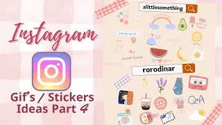 Instagram Gif Stickers Ideas Part 4- Another Cute & Aesthetic GIF's Stickers for Instagram Stories! screenshot 5