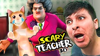 ¡24 HORAS de BROMAS a LA PROFESORA MALVADA! - SCARY TEACHER 3D