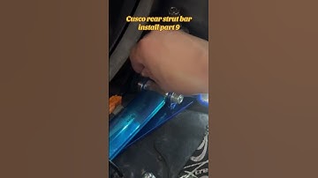 Cusco rear strut bar install on RSX part 9 #dc5 #rsx #rsxtypes #cusco #rearstrutbar #howto