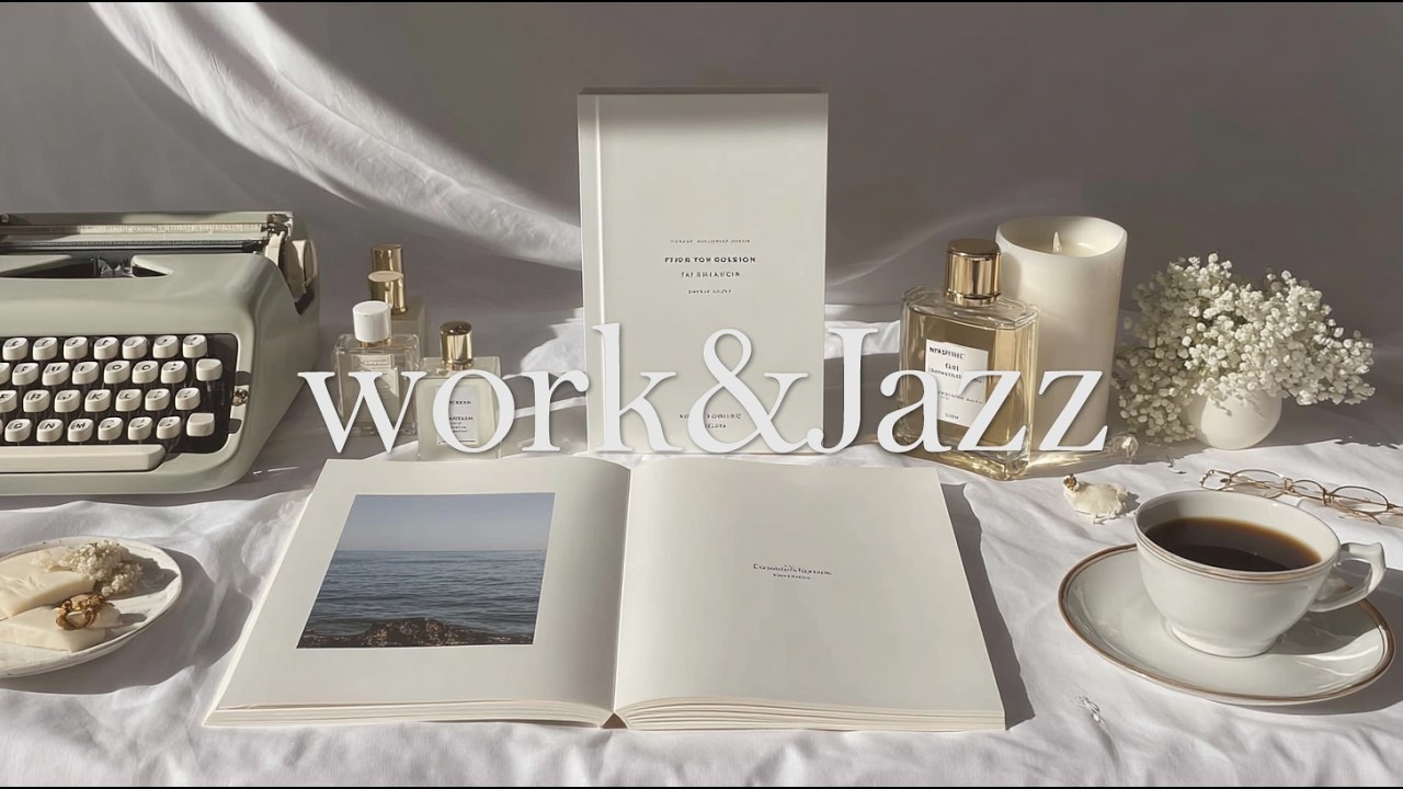 Playlist | Work & Jazz 🌸 Spring Study Jazz for Focus & Calm Productivity