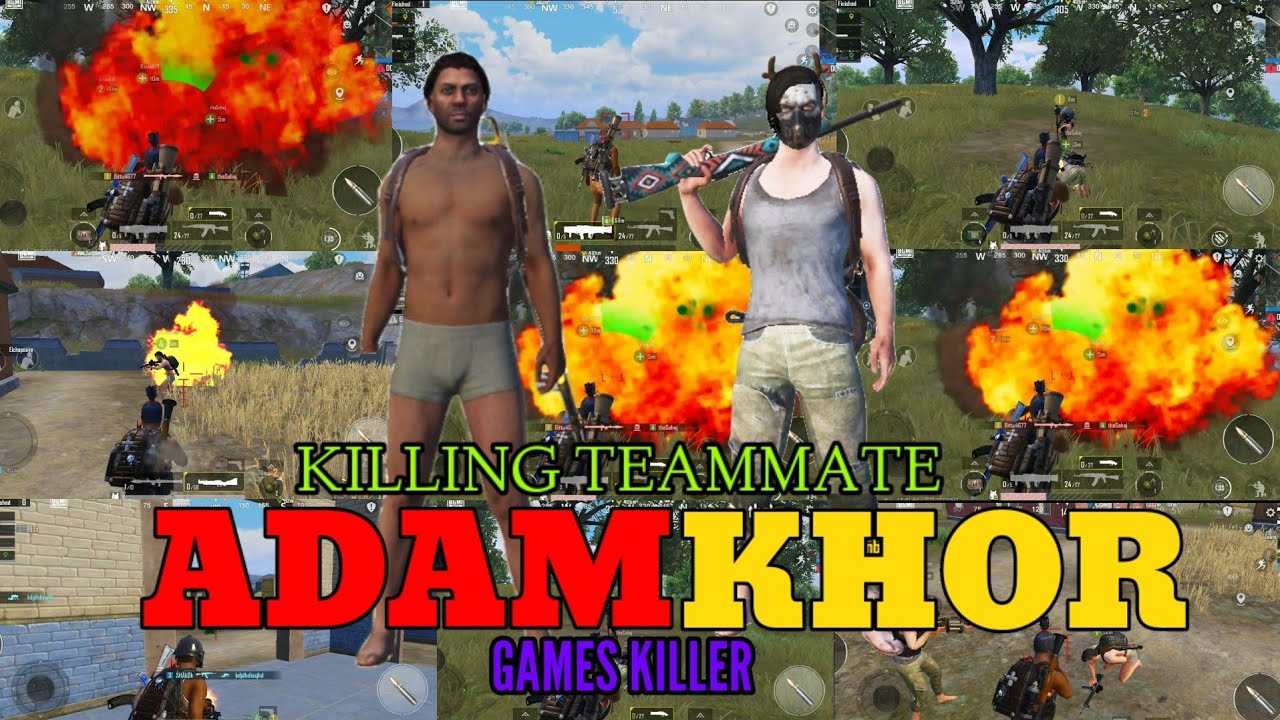 ADAMKHOR BGMI : Pubg killing our own teammates challenge : Bgmi Gameplay in hindi
