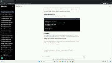 pandas histogram plot title
