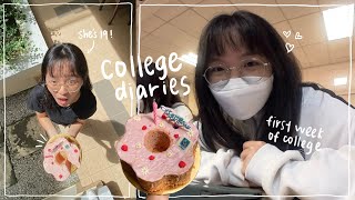 College diaries: my 19th birthday, first week of college &amp; good vibes for da new year!