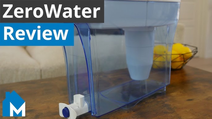 Zerowater 23 cup dispenser with extra two filter