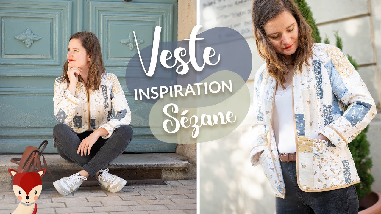 VLOG COUTURE - Je couds une veste matelassée en m’inspirant chez Sézane 🧵