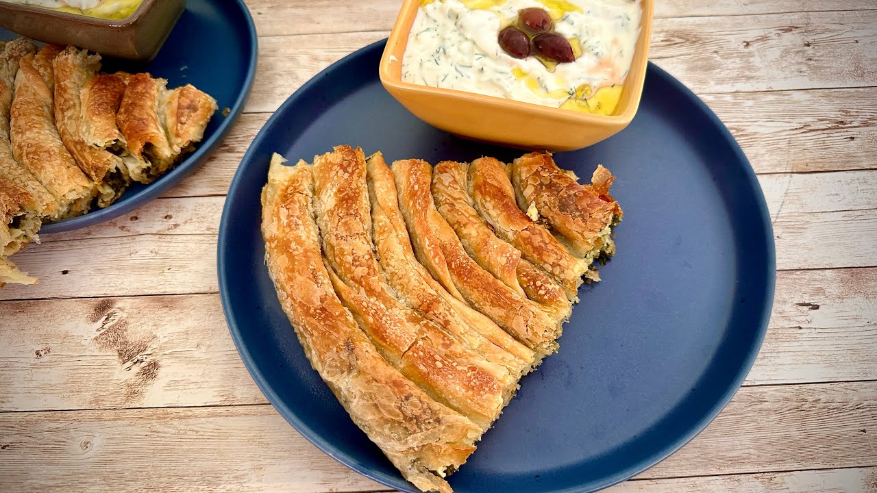Stretching phyllo dough layers by hand like our grandmas did (for ...