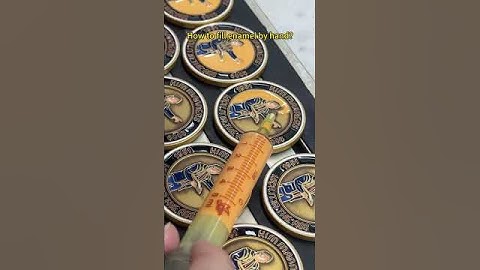 How to make enamel pins--Coloring process! #makingprocess#pins #pinsfactory#pinmaking