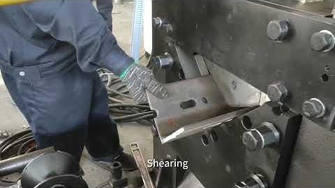 Jinan Ritec JGX1516 CNC Angle Steel Punching Line