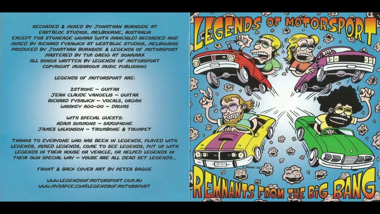 Legends Of Motorsport – Remnants From The Big Bang (Full Album 2006)