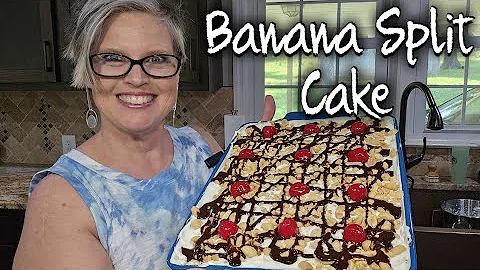 Easy Banana Split Cake