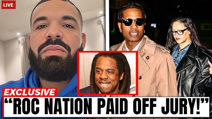 Drake Crashes Out And Reveals How Jay Z & Roc Nation Bribed Jury For ASAP Rocky & Rihanna - YouTube