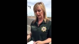 SB Sheriff Spokeswoman Kelly Hoover gives an update on Betteravia incident
