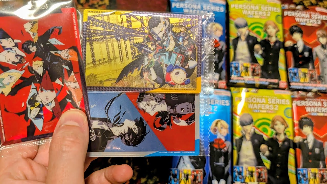 Persona 3, 4 and 5 Collector's Cards in Japan! - YouTube