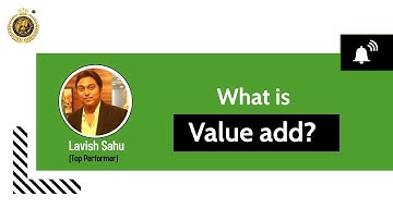 What is Value add? | By Dheerendra Negi | NIQC International