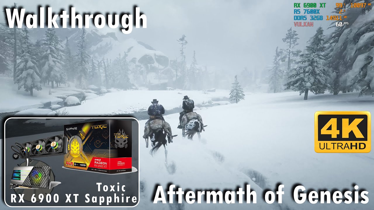 The Aftermath of Genesis - RDR2 | PC | 4K Ultra settings | RX 6900 XT  & R5 7600X
