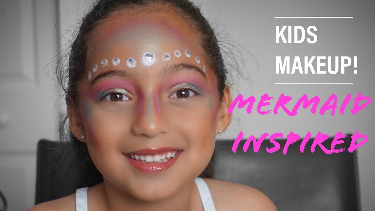 KIDS MAKEUP! Mermaid inspired LOOK VanitySM YouTube